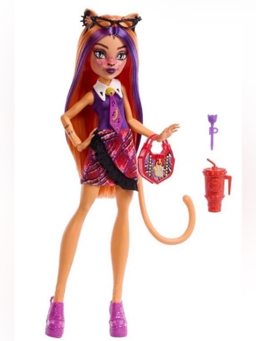 Monster High Buried Secrets Toralei Doll + 5 Accessories Inside  New In Box
